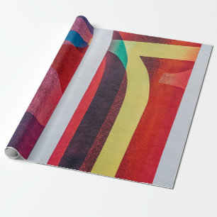 Weißes und rotes Textil Geschenkpapier