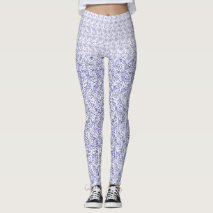 Weißes Verpackungspapier mit einem subtilen, sich  Leggings