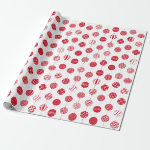 Weißes Weihnachtsbuch Geschenkpapier