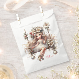 Weißes Weihnachtsgebäck Geschenktütchen