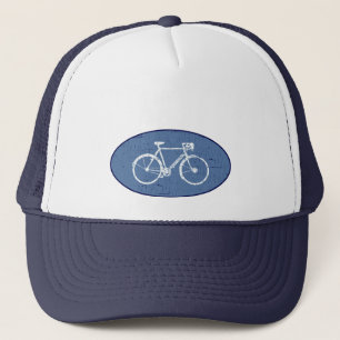 Weißfahrrad Truckerkappe