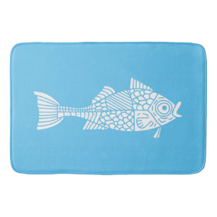 Weißfisch Badematte