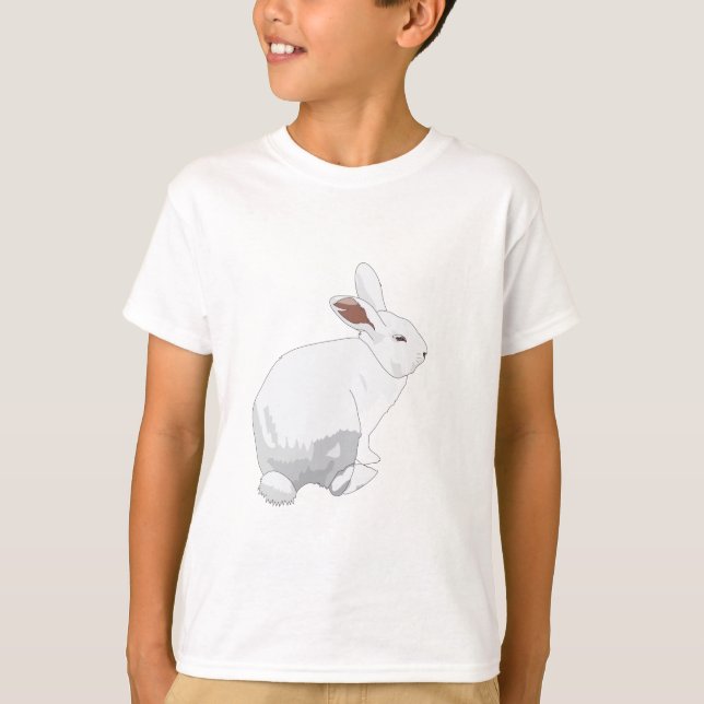 Weißflämisches Riesenrabbit T-Shirt (Vorderseite)