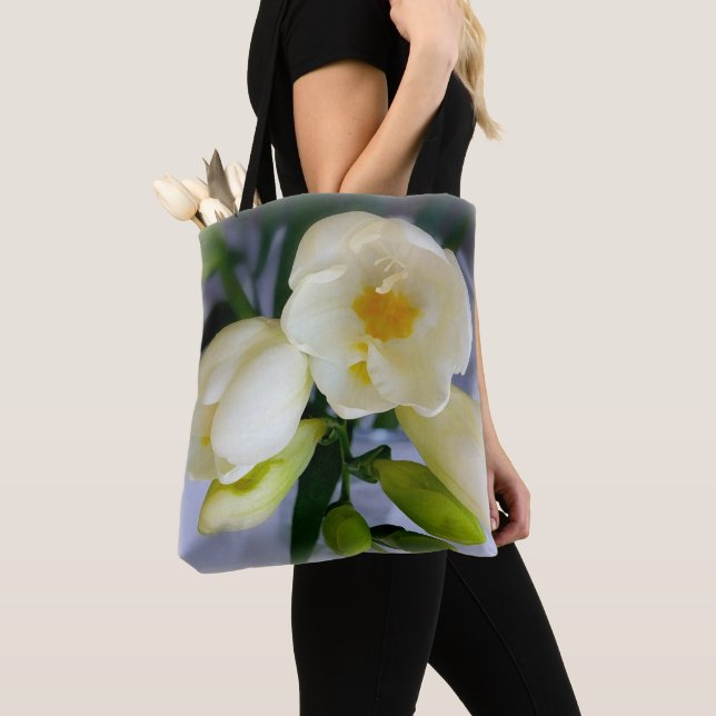 Weißgelbes Gefriermittel Tasche (Von Nahem)