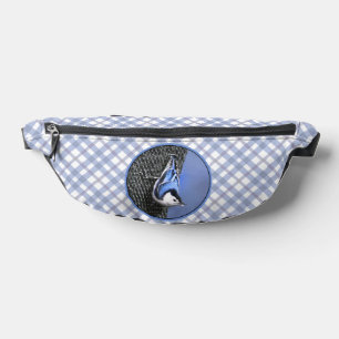 Weißgeröstete Nuthatch-Malerei Original Bird Ar Bauchtasche