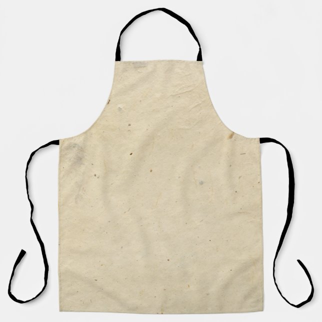 Weißgraues Papier handgefertigt Schürze (Vorderseite)