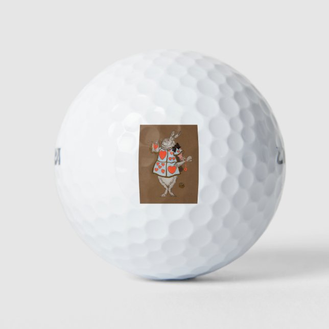 Weißkaninchen Golfball (Vorderseite)
