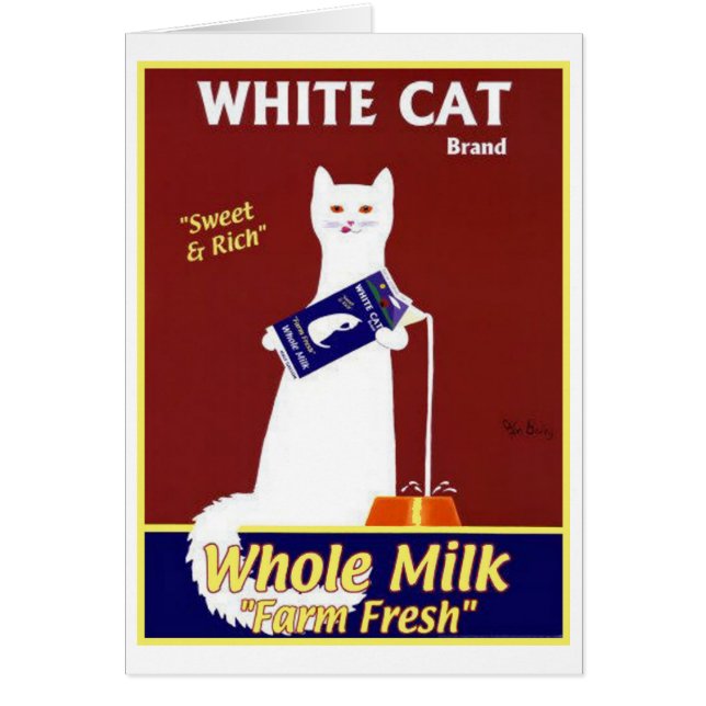 Weißkatzenbrand ganz Milch (Vorne)