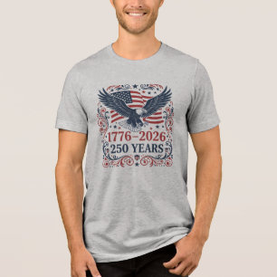 Weißkopfseeadler 250 Jahre Freiheit Tri-Blend Shirt