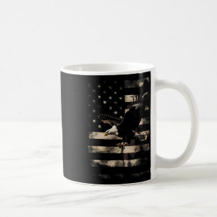 Weißkopfseeadler 4. Juli USA-Flagge Patriotisch Ab Kaffeetasse