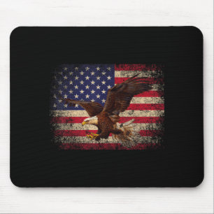Weißkopfseeadler 4. Juli Weihnachtsgeschenk Amerik Mousepad