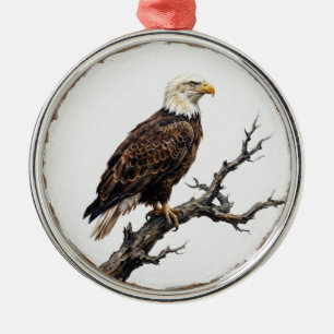 Weißkopfseeadler Alaska Ornament Aus Metall
