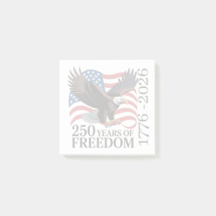 Weißkopfseeadler Amerikanische Flagge 250 Jahre Fr Post-it Klebezettel