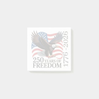 Weißkopfseeadler Amerikanische Flagge 250 Jahre Fr Post-it Klebezettel