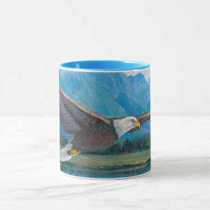 Weißkopfseeadler-Ansteigen Tasse