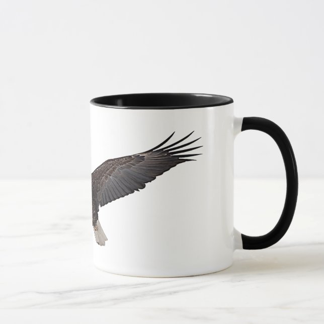 Weißkopfseeadler-Ansteigen Tasse (Rechts)