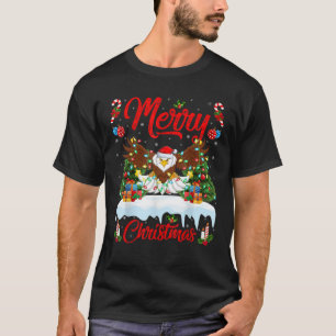 Weißkopfseeadler-Fan Weihnachtsbeleuchtung Weihnac T-Shirt