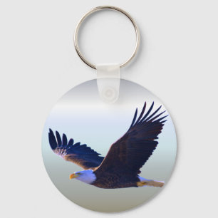 Weißkopfseeadler-Fliegen Schlüsselanhänger
