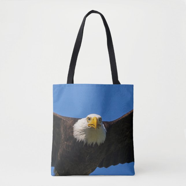 Weißkopfseeadler Flug nah Tasche (Vorderseite)