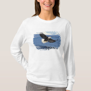 Weißkopfseeadler, Haliaeetus leuccocephalus, im Fl T-Shirt