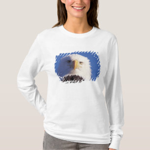 Weißkopfseeadler, Haliaeetus leucocephalus, Kopfau T-Shirt