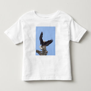 Weißkopfseeadler (Haliaeetus leucocephalus) mit Fl Kleinkind T-shirt