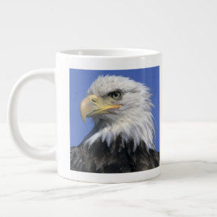 Weißkopfseeadler, (Haliaeetus leucocephalus), wild Jumbo-Tasse