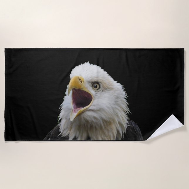 Weißkopfseeadler Handtuch (Vorderseite)