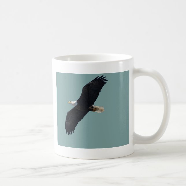 Weißkopfseeadler im Flug Kaffeetasse (Rechts)