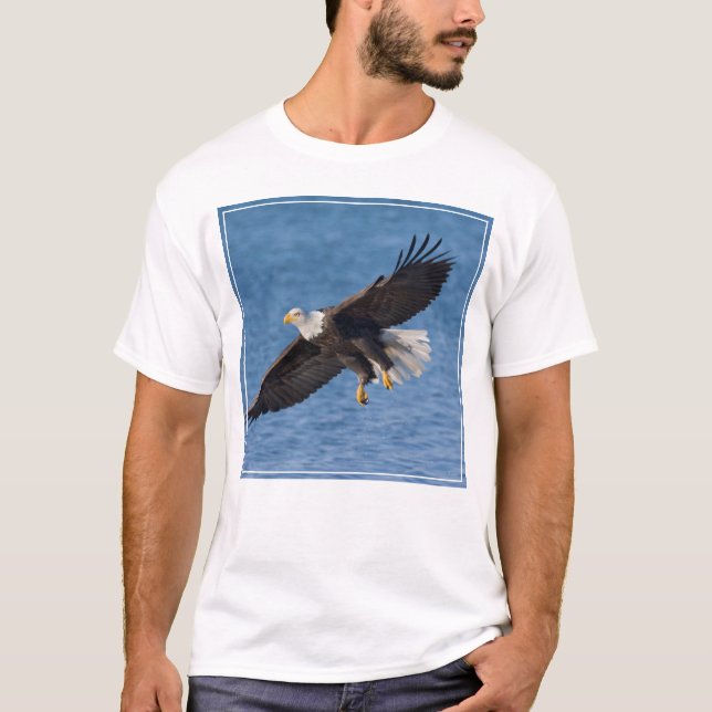 Weißkopfseeadler im Flug T-Shirt (Vorderseite)