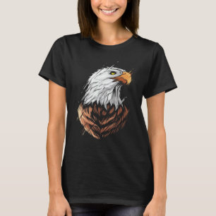 Weißkopfseeadler Kopf eines amerikanischen Weißkop T-Shirt