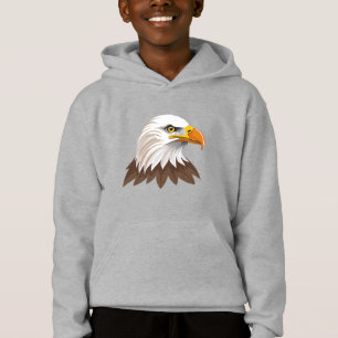 Weißkopfseeadler Kopf Hoodie
