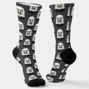 Weißkopfseeadler Kopf Socken