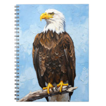 Weißkopfseeadler Kunstnotizbuch | Amerikanisches W