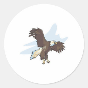 Weißkopfseeadler Runder Aufkleber