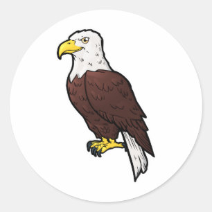 Weißkopfseeadler Runder Aufkleber