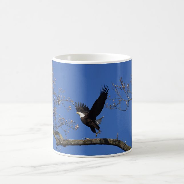 Weißkopfseeadler-Start Kaffeetasse (Mittel)