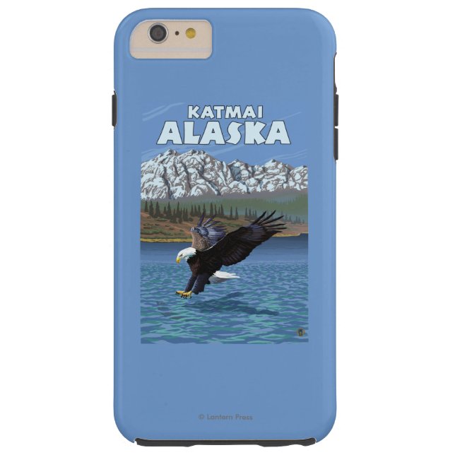 Weißkopfseeadler-Tauchen - Katmai, Alaska Case-Mate iPhone Hülle (Rückseite)