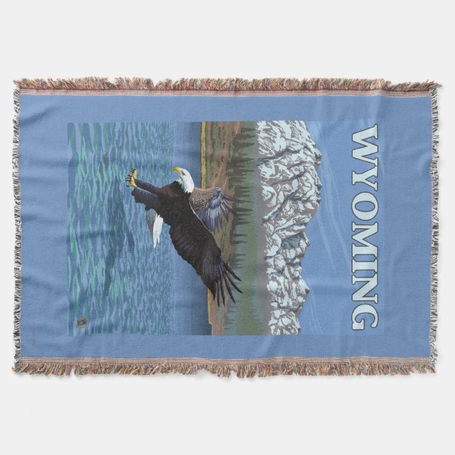 Weißkopfseeadler-Tauchen - Wyoming Decke (Vorderseite)