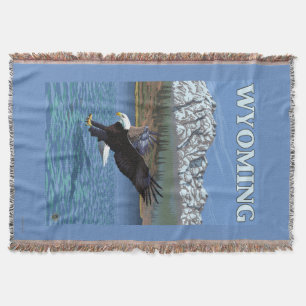 Weißkopfseeadler-Tauchen - Wyoming Decke