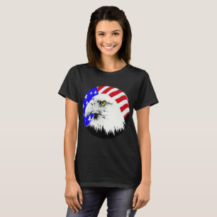 Weißkopfseeadler und American Flag Frauen T-Shirt