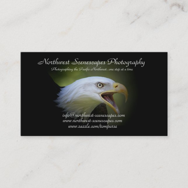 Weißkopfseeadler-Visitenkarte Visitenkarte (Vorderseite)