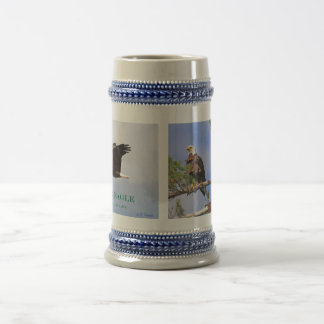 Weißkopfseeadler von Sebago Stein Bierglas