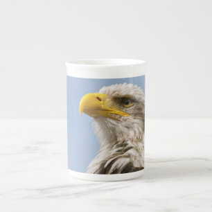 Weißkopfseeadler-Wildnis-Porträtkunst Prozellantasse