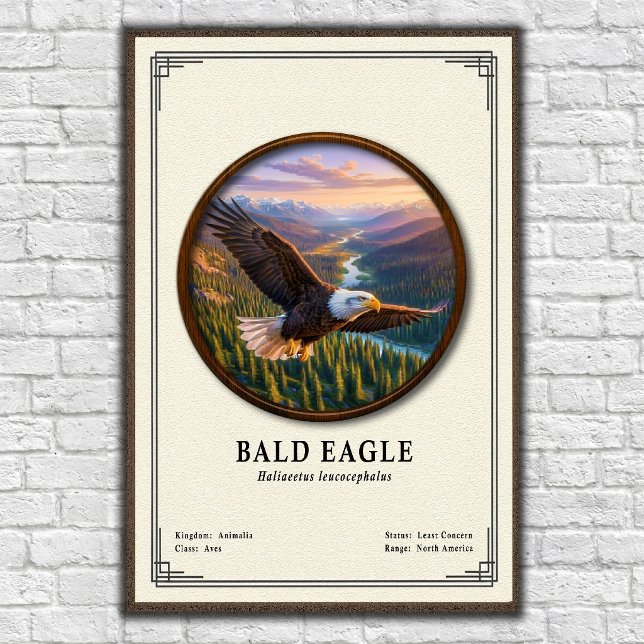 Weißkopfseeadler-Zoologie-Serie Poster (Von Creator hochgeladen)