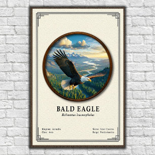 Weißkopfseeadler-Zoologie-Serie Poster