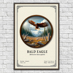 Weißkopfseeadler-Zoologie-Serie Poster