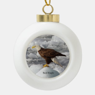 Weißkopfseeadlerverzierung Keramik Kugel-Ornament