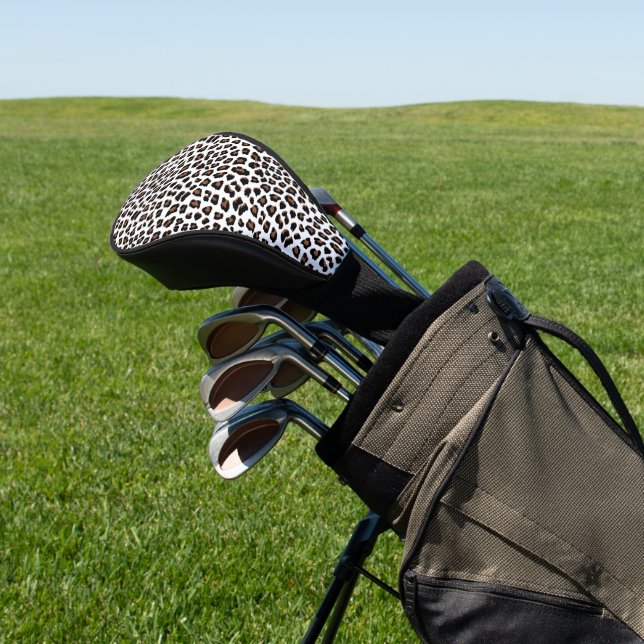 Weißleopard Golf Headcover (In SItu)