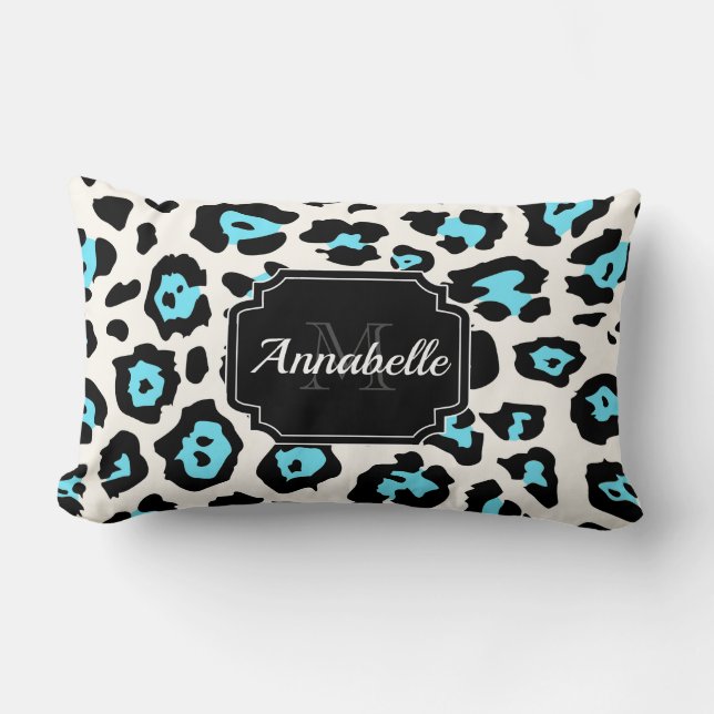 Weißleopard Lendenkissen (Vorderseite)